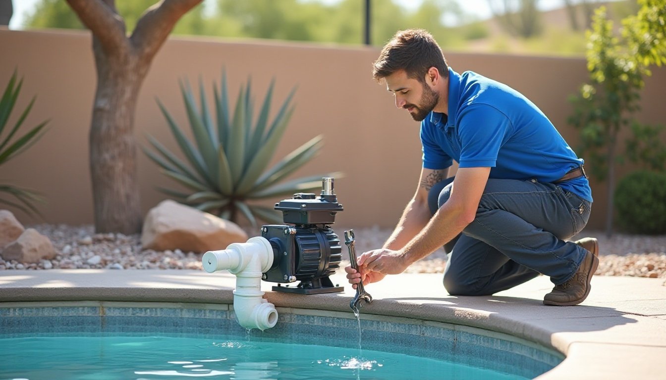 Pool pump repair in Tucson